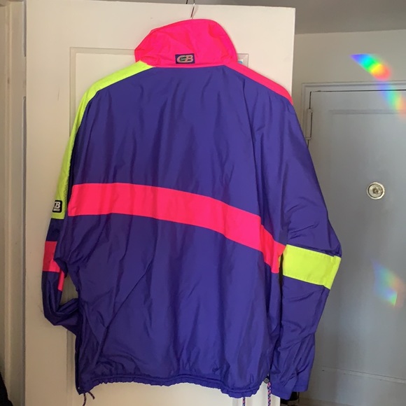 Colorblock rainjacket from the 90’s - Picture 2 of 3